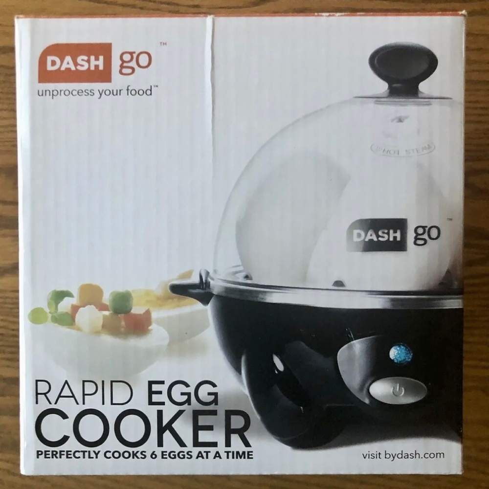DASH Rapid Egg Cooker 6 Egg Capacity Fast Electric Egg Cooker Hard Boiled Eggs